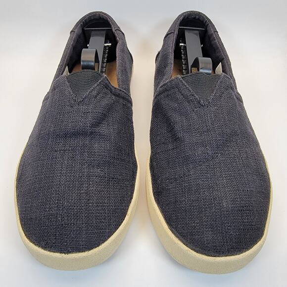 TOMS Classic Slip On Shoes Women’s Size 7 Black Canvas Alpargata Flats Casual - Picture 1 of 11